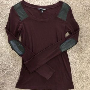 Victoria’s Secret long sleeve shirt leather XS